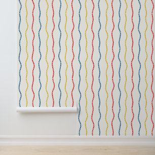 Colourful vintage beads wallpaper