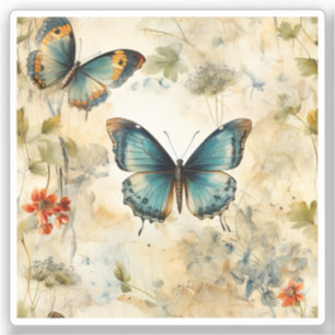 Colourful Vintage Butterflies and Flowers (11)
