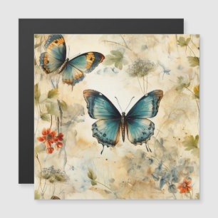 Colourful Vintage Butterflies and Flowers (11)