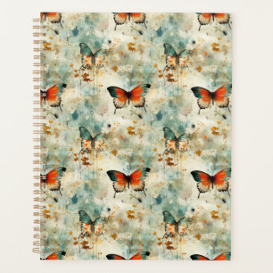 Colourful Vintage Butterflies and Flowers (4) Planner