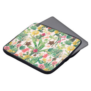 Colourful Vintage Cactus Collection Laptop Sleeve