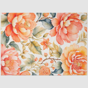Colourful Vintage Fabric Art Tissue Paper