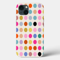 Colourful Vintage Geometric Dots