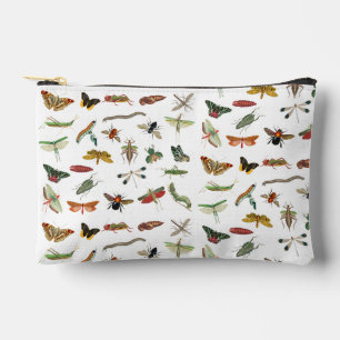 Colourful Vintage Insect Birthday Party Theme Accessory Pouch