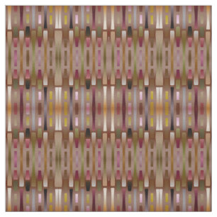 Colourful Vintage Retro Chic Nouveau Deco Pattern Fabric