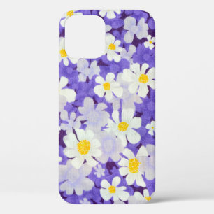Colourful Vintage: Seamless Flower Pattern iPhone 12 Case