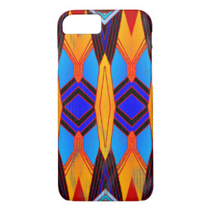 Colourful Vintage Style Geometric Pattern iPhone 8/7 Case