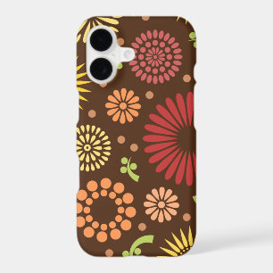 Colourful vintage sunflowers
