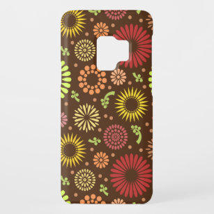 Colourful vintage sunflowers Case-Mate samsung galaxy s9 case