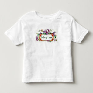 Colourful Vintage Violet Toddler T-Shirt