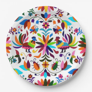 Colourful Vintage Yoga For Summer   Paper Plate