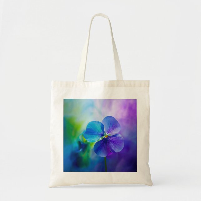 Colourful violets tote bag (Front)