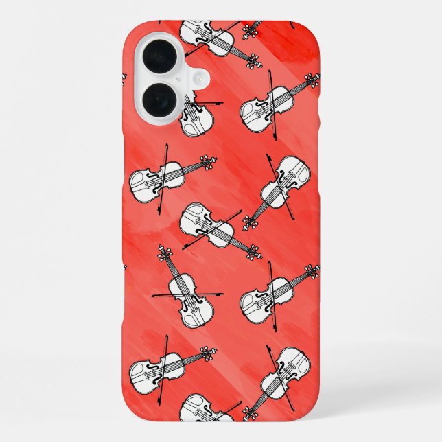 Colourful Violin Blocks iPhone Case (Back)