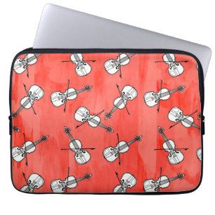 Colourful Violin Blocks Laptop Sleeve