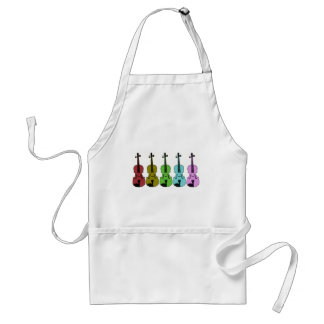 Colourful Violin Standard Apron
