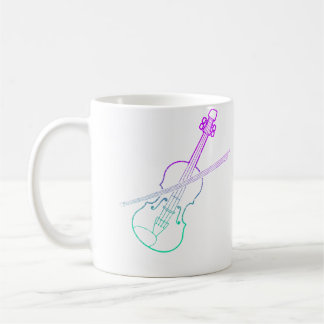 Colourful Violinist Classical Music Orchestra Viol Coffee Mug