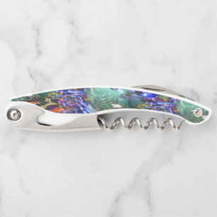 Colourful virtual image fluctuation over battleshi corkscrew