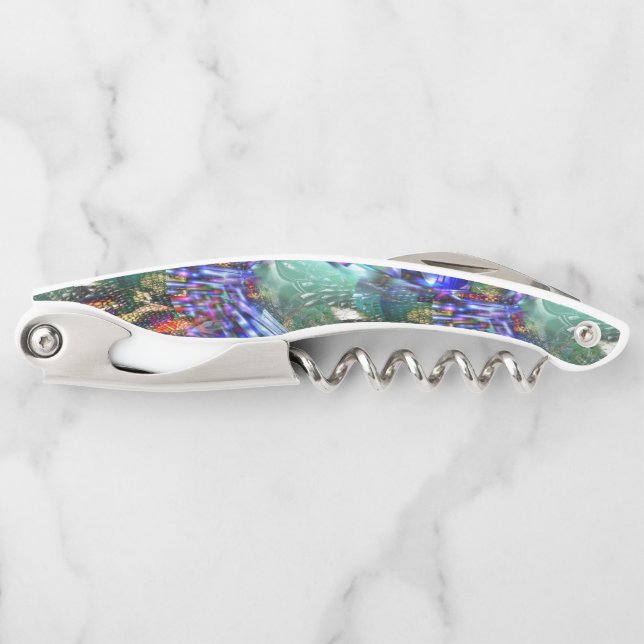 Colourful virtual image fluctuation over battleshi corkscrew (Front)