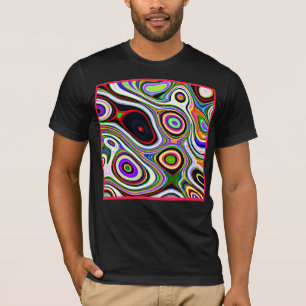 Colourful Vivid Abstraction Pattern T-Shirt