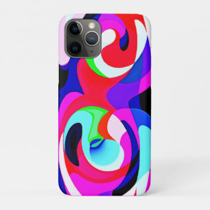 Colourful Vivid Abstractions Pattern iPhone 11 Pro Case