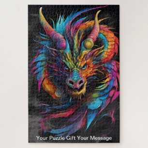 Colourful Vivid Dragon Jigsaw Puzzle