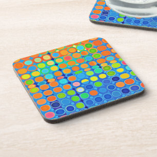 Colourful Vivid Elegance Stylish Pattern Coaster