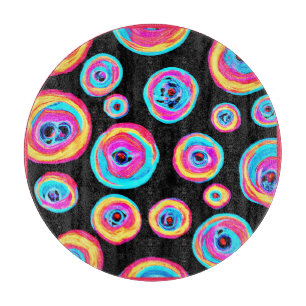Colourful Vivid Pattern Design Cutting Board