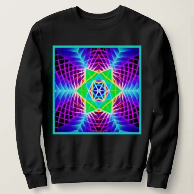Colourful Vivid Pattern Sweatshirt (Design Front)