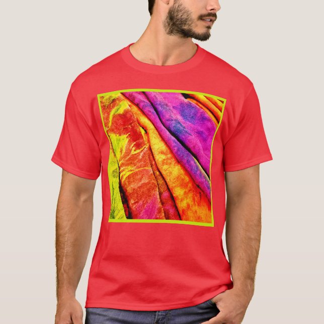Colourful VividAbstract Symphony T-Shirt (Front)
