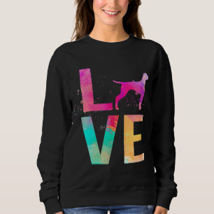 Colourful Vizsla Dog Mum Gifts Vizsla Sweatshirt