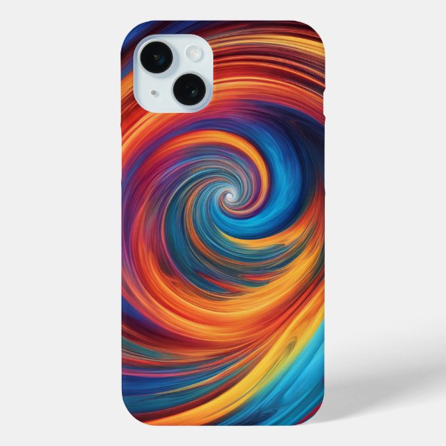Colourful vortex Case-Mate iPhone case (Back)