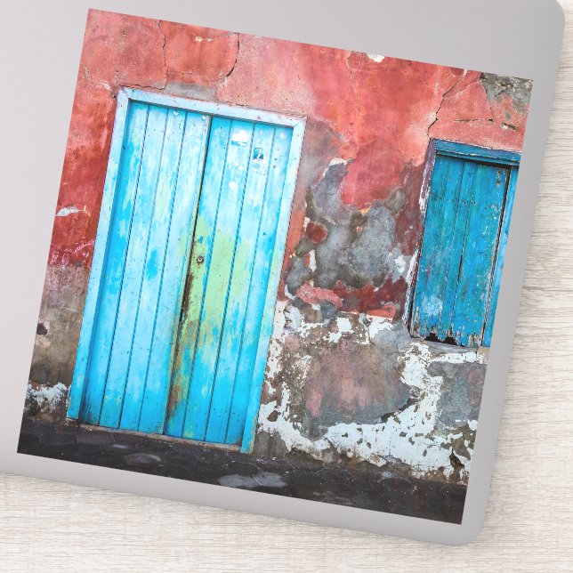 Colourful wall, door and shutters (Detail)