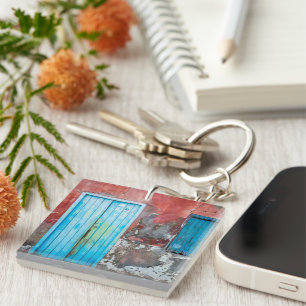 Colourful wall, door and shutters key ring