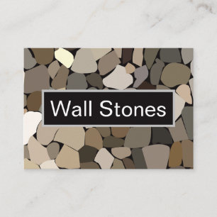 Colourful Wall Stones Business Card