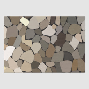 Colourful Wall Stones Pattern Tissue Paper