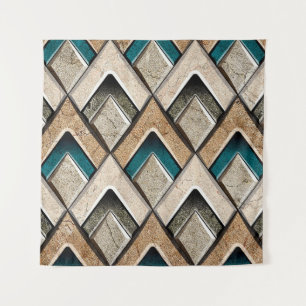 Colourful wall tile backgroundflower, digital, pat tapestry