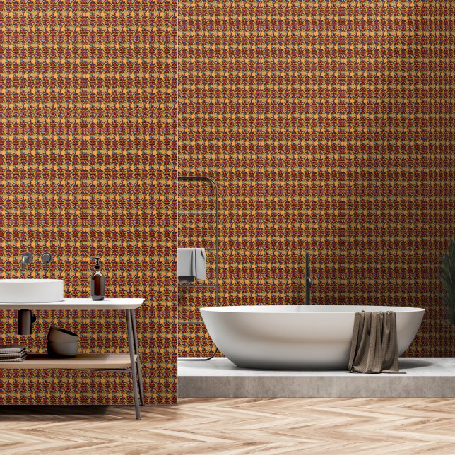 colourful wallpaper (Bathroom)