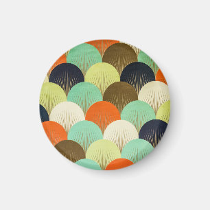 Colourful wallpaper: artistic design. magnet