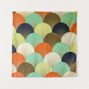 Colourful wallpaper: artistic design. tapestry