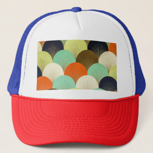 Colourful wallpaper: artistic design. trucker hat