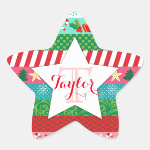 Colourful Washi Tape Custom Star Stickers