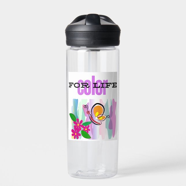colourful water bottle (Front)