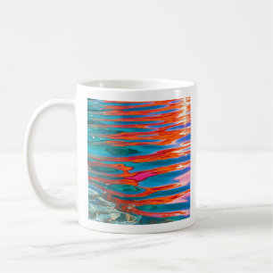 Colourful Water Ripples Coffee Mug