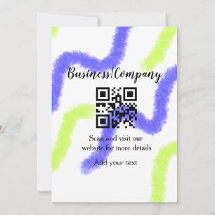 Colourful watercolor abstract add name text invitation