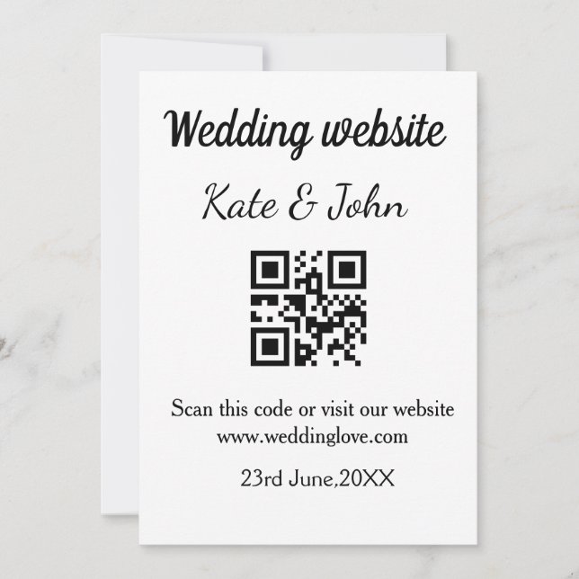 Colourful watercolor abstract add name text invitation (Front)