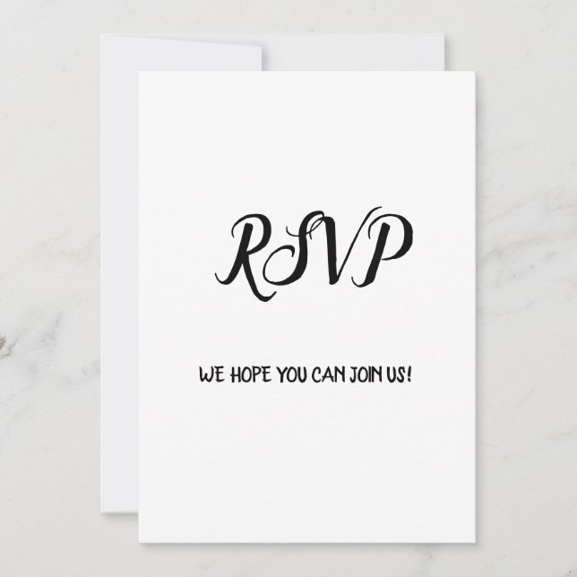 Colourful watercolor add your name text editable invitation (Front)