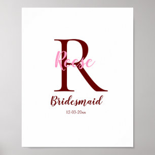 Colourful watercolor add your name text editable poster