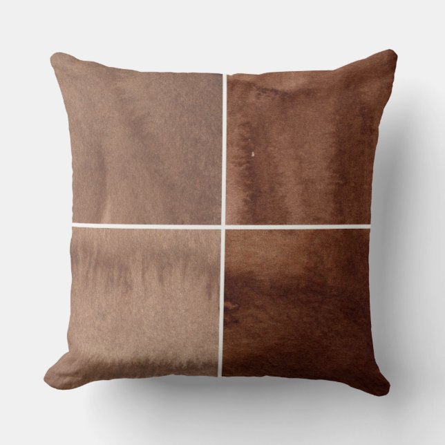 colourful watercolor background for your 5 cushion (Front)