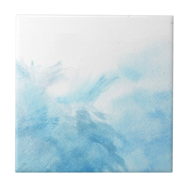 colourful watercolor background for your ceramic tile (Front)