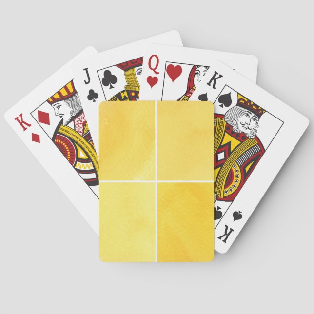 colourful watercolor background for your playing cards (Back)